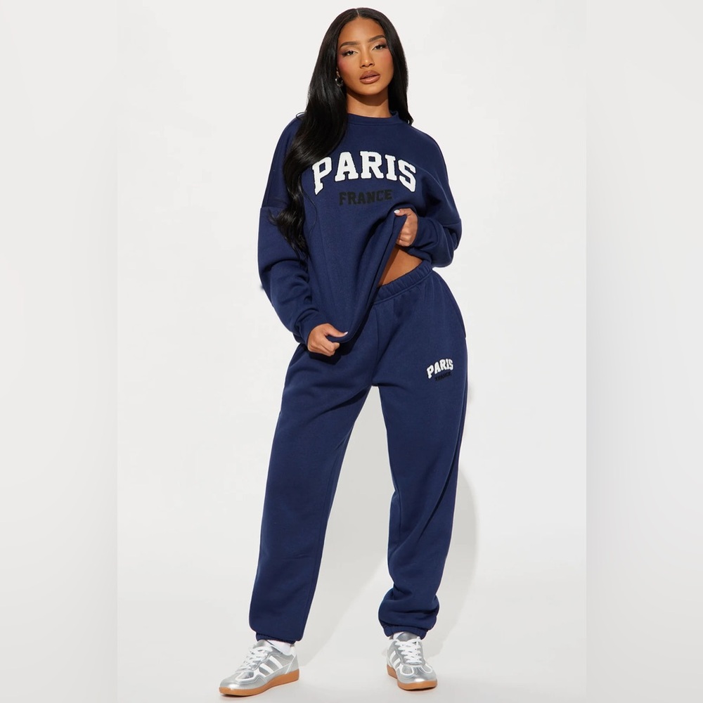 Navy Jogger Set